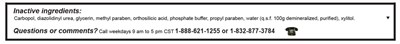 Inactive ingredients-.jpg image description - Inactive ingredients